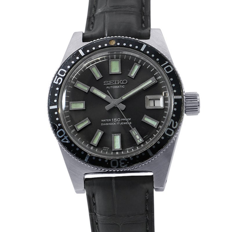 セイコー 150m ダイバーファーストモデル後期型 6217-8001 SEIKO 腕時計 グレー文字盤