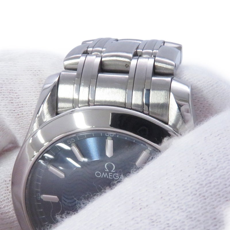 オメガ シーマスター 2501.81.00 OMEGA 腕時計 ブルー文字盤