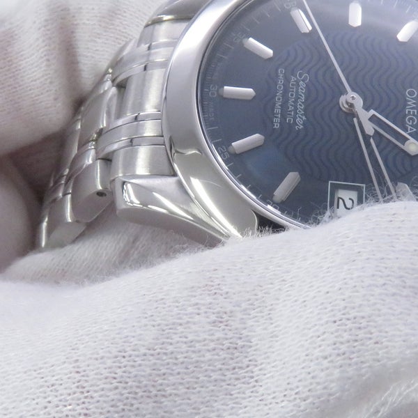 オメガ シーマスター 2501.81.00 OMEGA 腕時計 ブルー文字盤