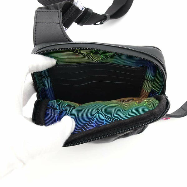 ルイヴィトン ショルダーバッグ アシンメトリカル スリングバッグ M68773 LOUIS VUITTON ヴィトン メンズ マットブラック 黒