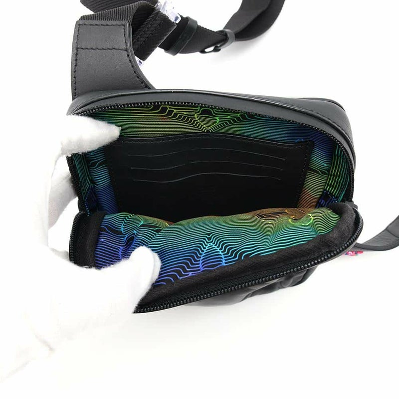 ルイヴィトン ショルダーバッグ アシンメトリカル スリングバッグ M68773 LOUIS VUITTON ヴィトン メンズ マットブラック 黒