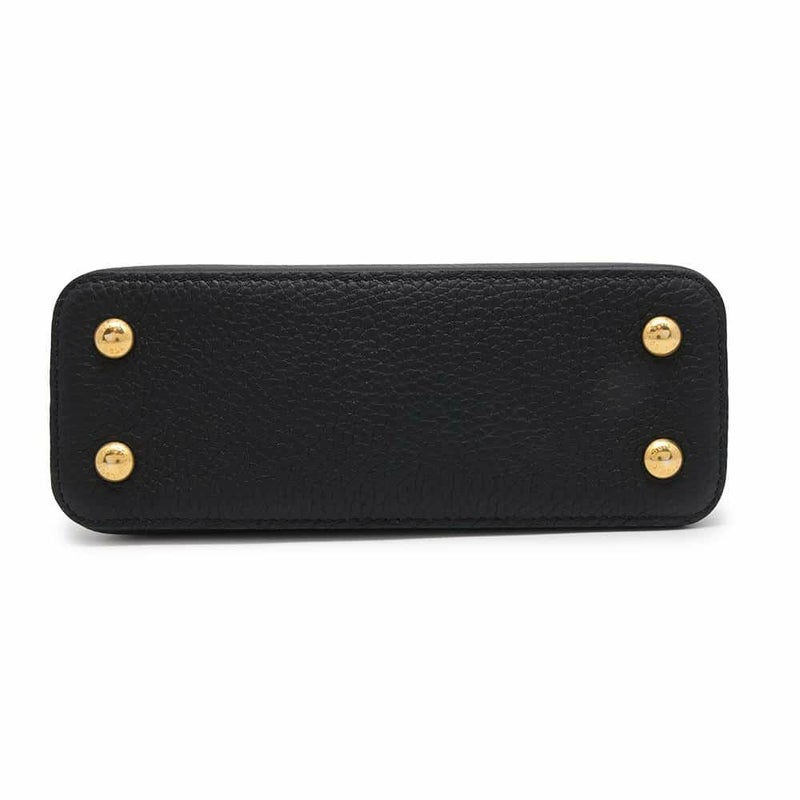 ルイヴィトン ハンドバッグ トリヨンレザー カプシーヌMINI M56071 ヴィトン 2wayショルダーバッグ ブラック 黒