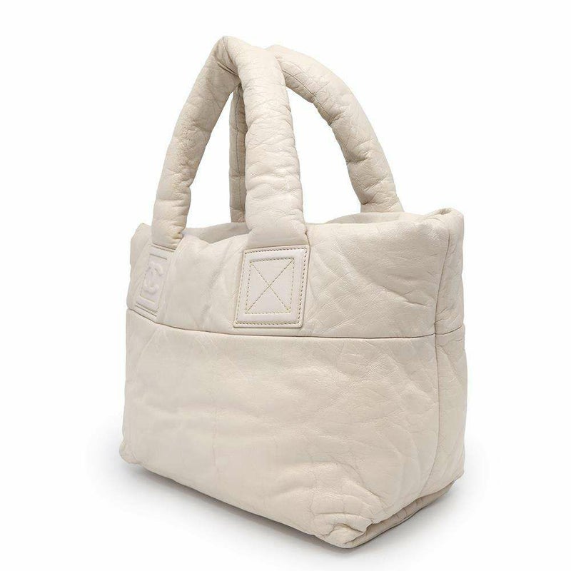 シャネル トートバッグ コココクーン ココマーク スモールトート A47108 CHANEL 白