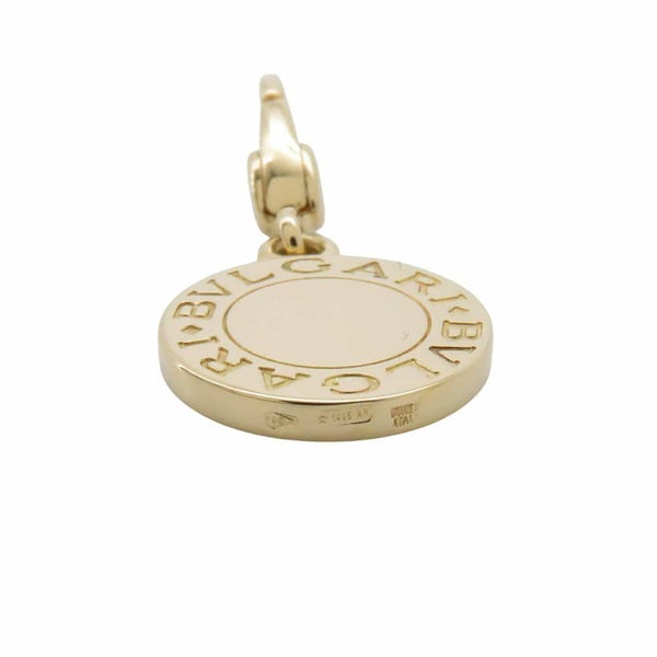 ブルガリ ペンダントトップ ブルガリブルガリ オニキス K18YGイエローゴールド BVLGARI ジュエリー チャーム