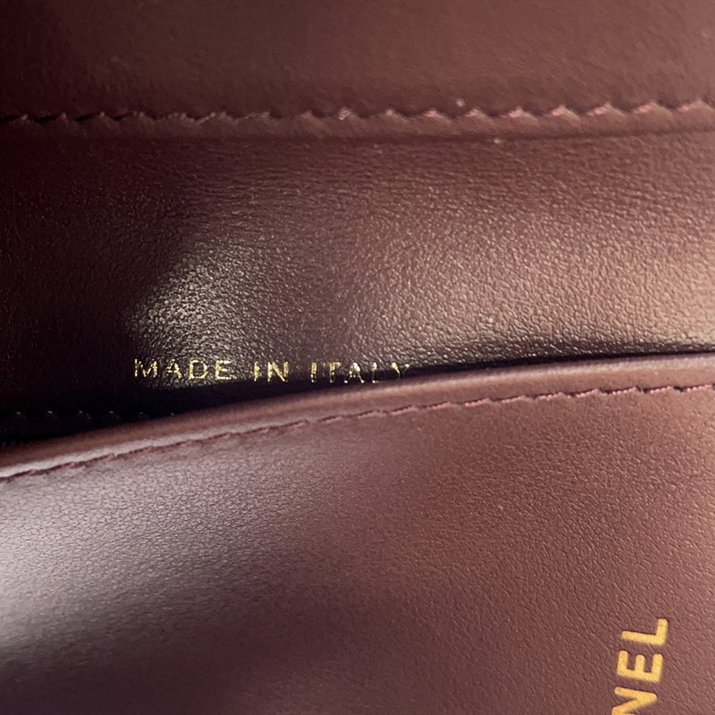 シャネル 三つ折り財布 クラシック スモール フラップ ジップウォレット キャビアスキン AP3177 CHANEL 財布 黒