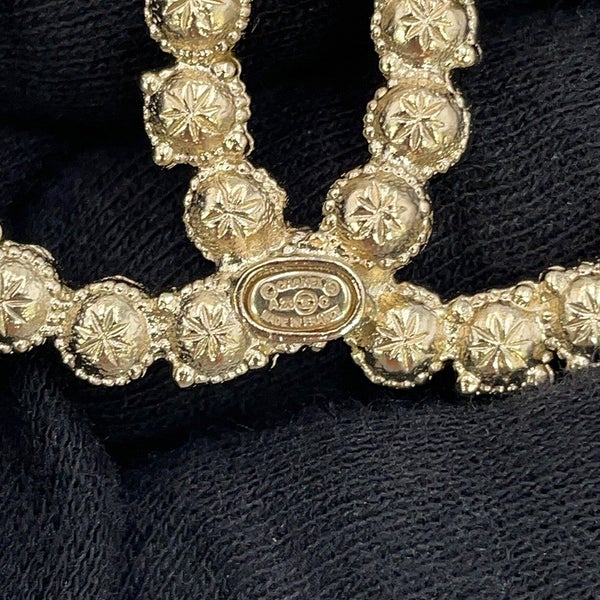 シャネル ブローチ ココマーク フェイクパール ラインストーン A23C ABA144 CHANEL アクセサリー