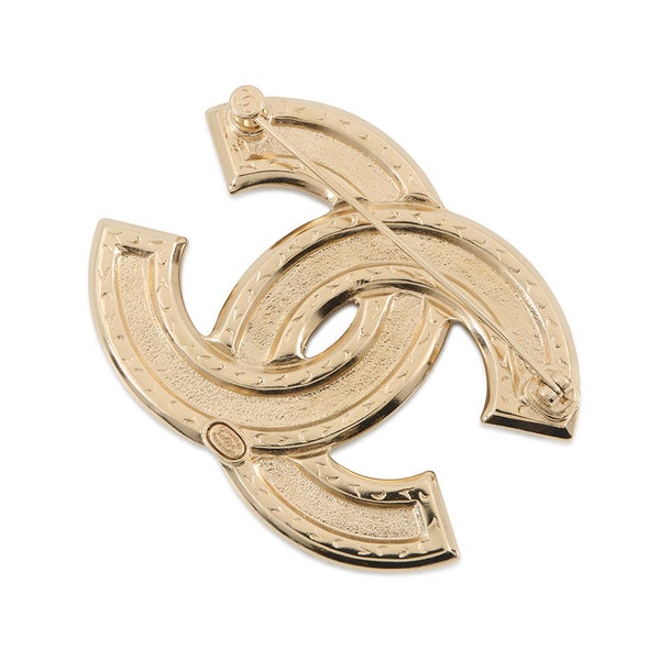 シャネル ブローチ ココマーク メタル ラインストーン A23C CHANEL アクセサリー
