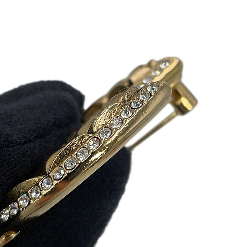 シャネル ブローチ ココマーク メタル ラインストーン A23C CHANEL アクセサリー