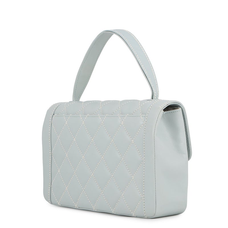 シャネル ハンドバッグ ワイルドステッチ マトラッセ ココマーク ラムスキン CHANEL