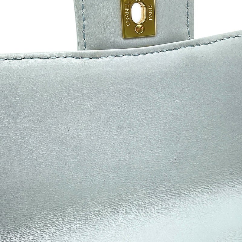 シャネル ハンドバッグ ワイルドステッチ マトラッセ ココマーク ラムスキン CHANEL