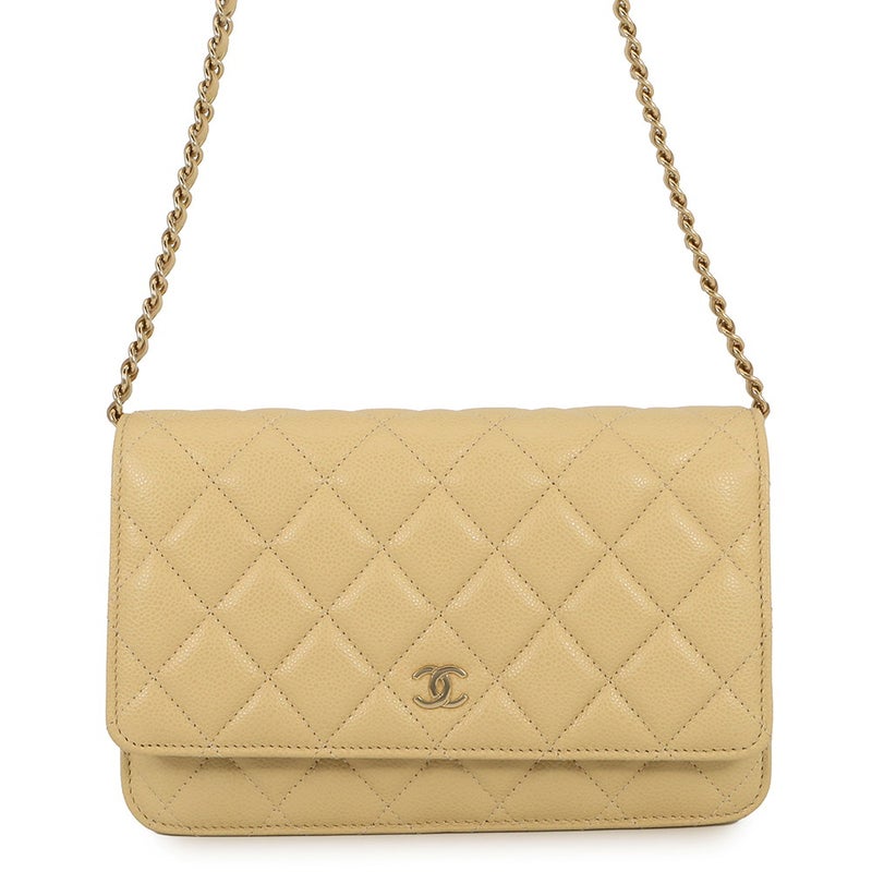 シャネル チェーンウォレット クラシック マトラッセ ココマーク キャビアスキン AP0250 CHANEL 財布