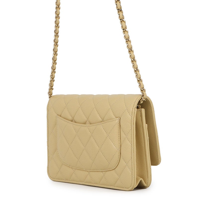 シャネル チェーンウォレット クラシック マトラッセ ココマーク キャビアスキン AP0250 CHANEL 財布