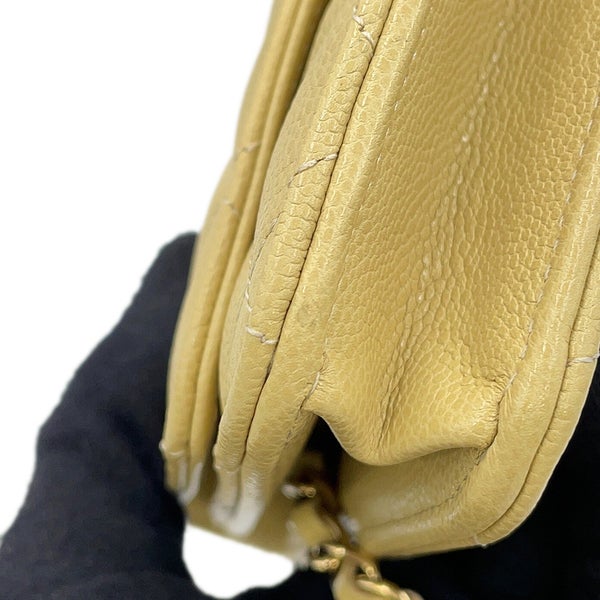 シャネル チェーンウォレット クラシック マトラッセ ココマーク キャビアスキン AP0250 CHANEL 財布