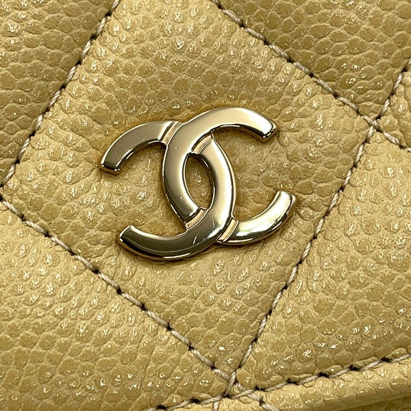シャネル チェーンウォレット クラシック マトラッセ ココマーク キャビアスキン AP0250 CHANEL 財布