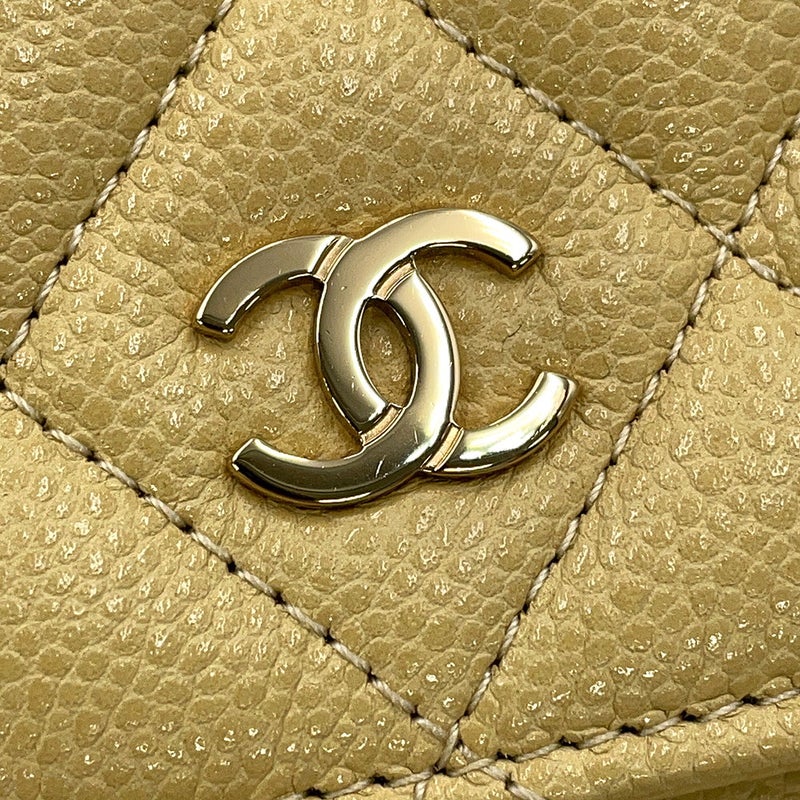 シャネル チェーンウォレット クラシック マトラッセ ココマーク キャビアスキン AP0250 CHANEL 財布