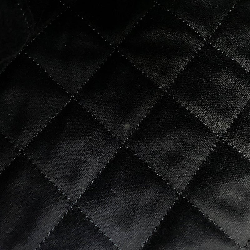 シャネル チェーンショルダーバッグ CHANEL 22 マトラッセ スモール ベロア スパンコール AS3260 CHANEL ポーチ付き 黒