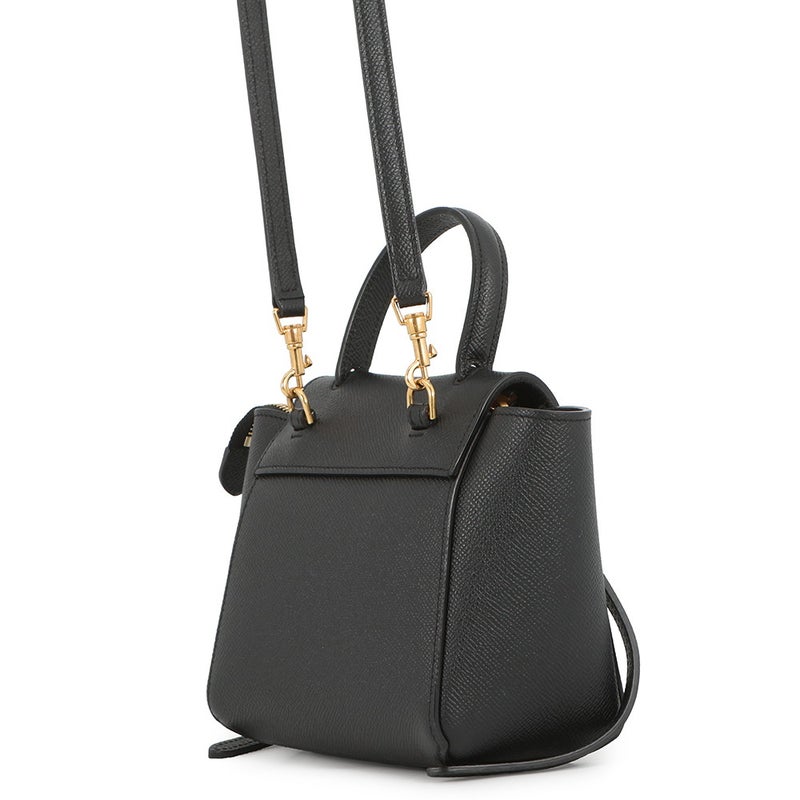 セリーヌ ハンドバッグ ピコ ベルトバッグ レザー 194263 CELINE 2wayショルダーバッグ 黒