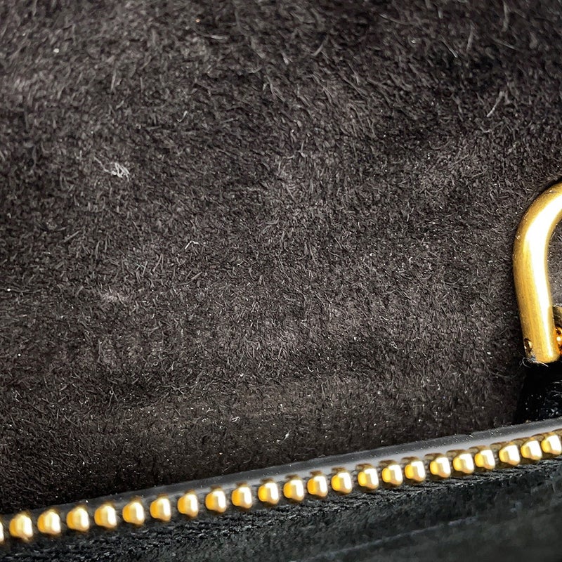 セリーヌ ハンドバッグ ピコ ベルトバッグ レザー 194263 CELINE 2wayショルダーバッグ 黒