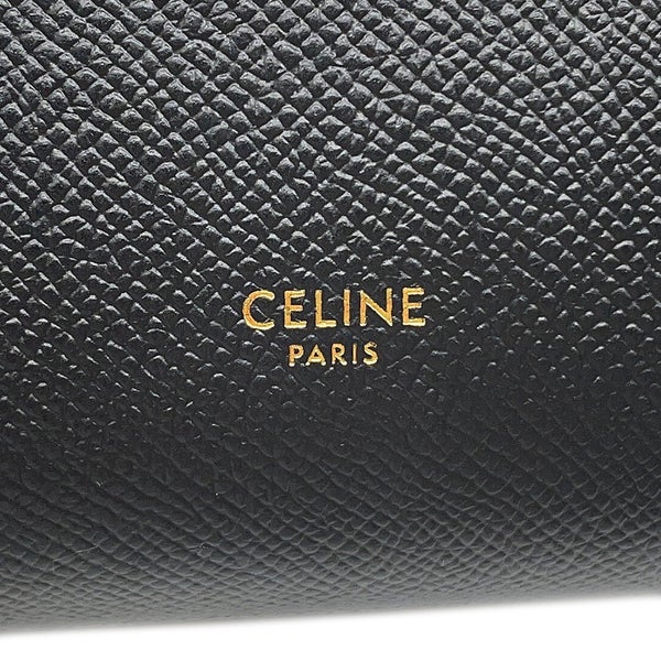 セリーヌ ハンドバッグ ピコ ベルトバッグ レザー 194263 CELINE 2wayショルダーバッグ 黒