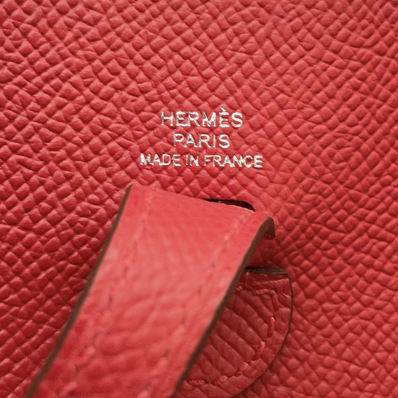 エルメス エブリンTPM セリエ ルージュクー/シルバー金具 エプソン K刻印