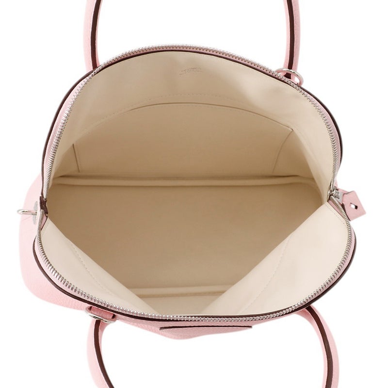 エルメス ハンドバッグ ボリード31 ヴェルソ ローズサクラ/ナタ/シルバー金具 トリヨンクレマンス Z刻印 ２wayショルダー