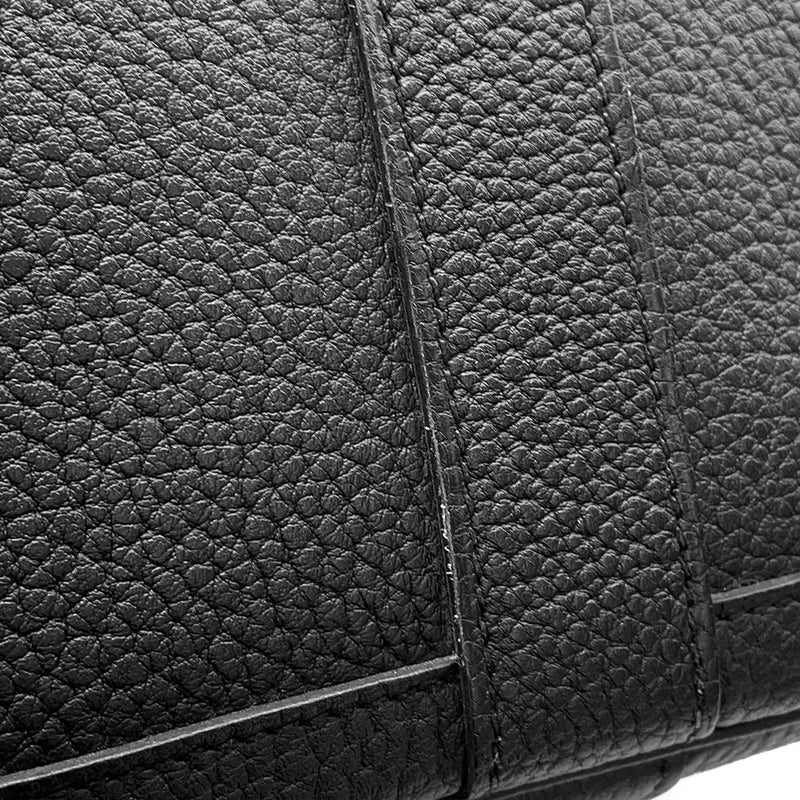 エルメス トートバッグ ガーデンパーティTPM ブラック/シルバー金具 ネゴンダ W刻印 黒