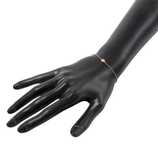 ティファニー ブレスレット エルサ・ペレッティ バイ ザ ヤード ダイヤモンド 1P 約0.13ct K18PGピンクゴールド Tiffany&Co.