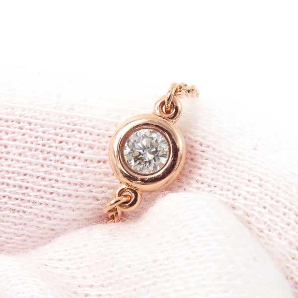ティファニー ブレスレット エルサ・ペレッティ バイ ザ ヤード ダイヤモンド 1P 約0.13ct K18PGピンクゴールド Tiffany&Co.