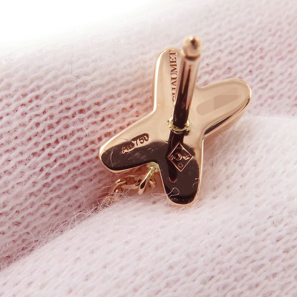 ショーメ ピアス ジュ ドゥ リアン ピアス ダイヤモンド K18PGピンクゴールド 082226 Chaumet Jeux de Liens