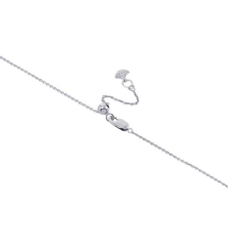 グラフ ネックレス アイコン ペアシェイプ ダイヤモンド ペンダント ダイヤ 中石0.54ct K18WGホワイトゴールド RGP707