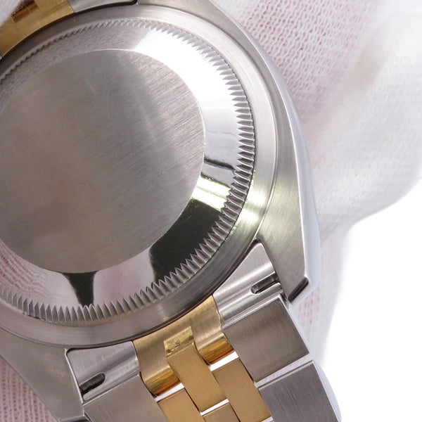 ロレックス デイトジャスト ダイヤべゼル SS/K18YG ROLEX 腕時計 ホワイトシェル/10PD文字盤