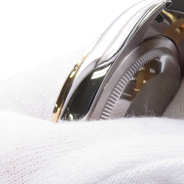 ロレックス デイトジャスト ダイヤべゼル SS/K18YG ROLEX 腕時計 ホワイトシェル/10PD文字盤