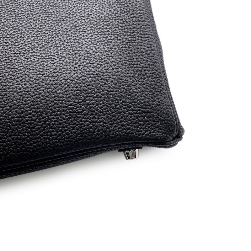 エルメス バーキン30 ブラック/シルバー金具 トゴ C刻印 HERMES Birkin ハンドバッグ 黒