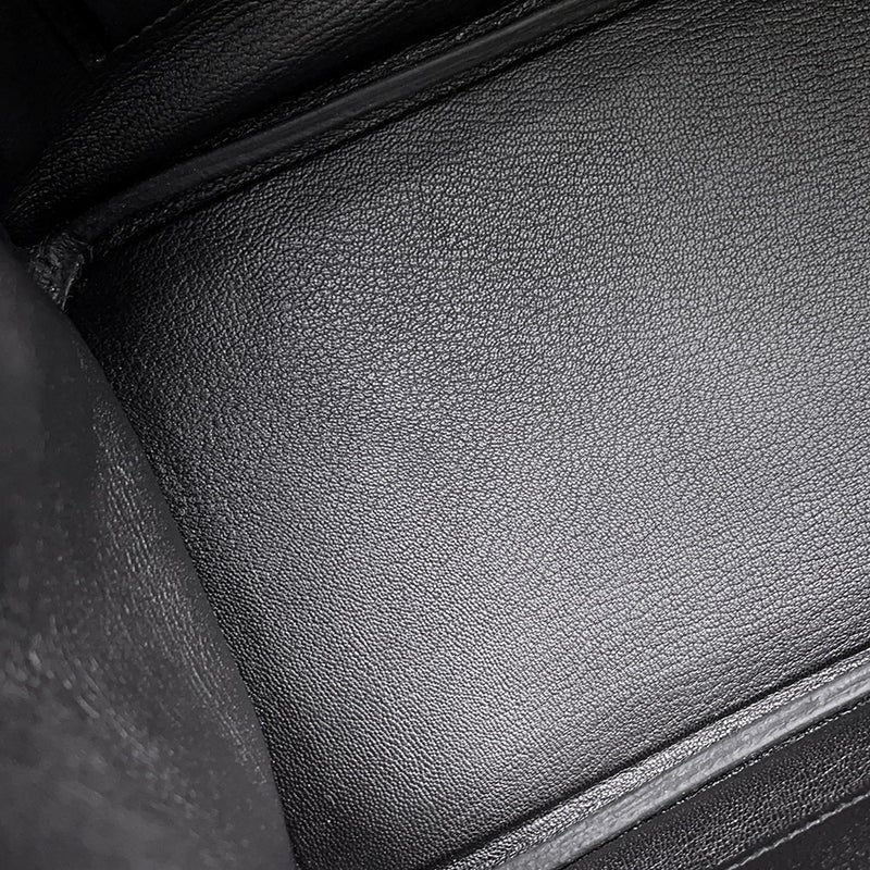 エルメス バーキン30 ブラック/シルバー金具 トゴ C刻印 HERMES Birkin ハンドバッグ 黒