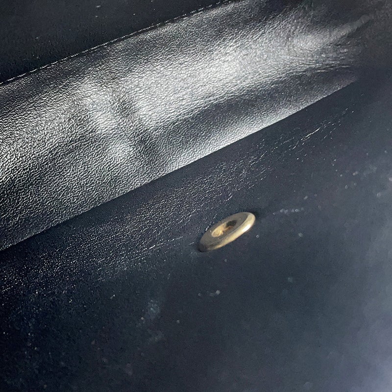 シャネル チェーンショルダーバッグ マトラッセ ココマーク ダブルチェーン ソフトキャビアスキン CHANEL 黒