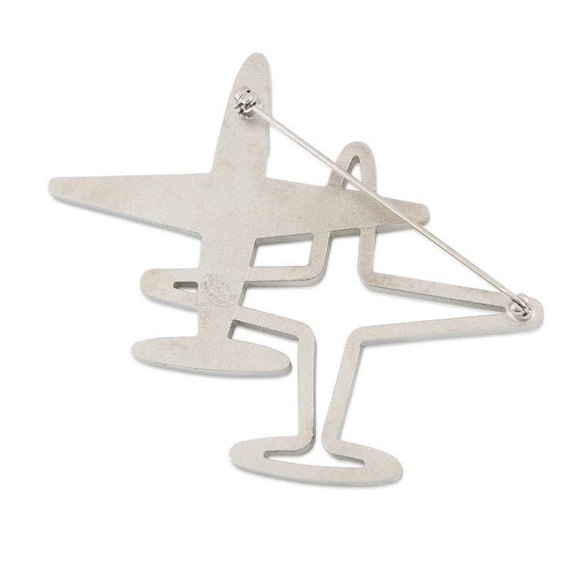 シャネル ブローチ ココマーク ロゴ 飛行機モチーフ ラインストーン 16S CHANEL アクセサリー