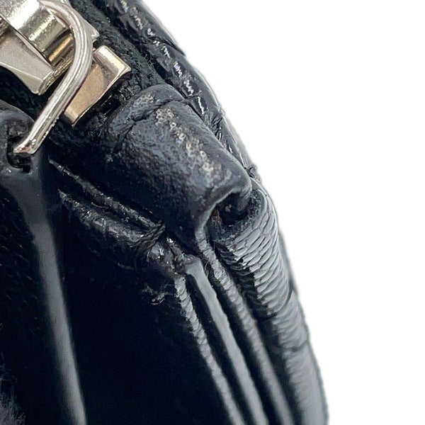 シャネル カードケース ココマーク マトラッセ クラシック ジップ キャビアスキン AP2570 CHANEL 黒