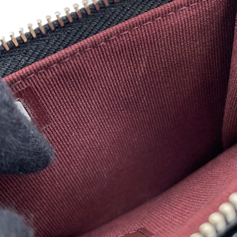 シャネル カードケース ココマーク マトラッセ クラシック ジップ キャビアスキン AP2570 CHANEL 黒