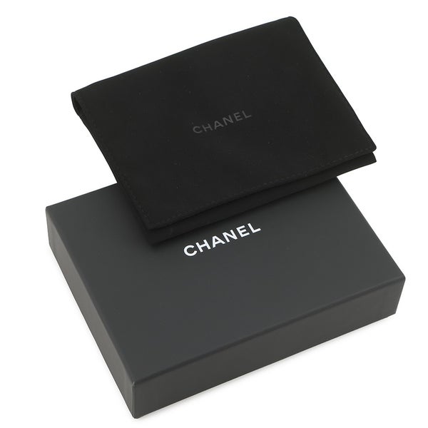 シャネル カードケース ココマーク マトラッセ クラシック ジップ キャビアスキン AP2570 CHANEL 黒