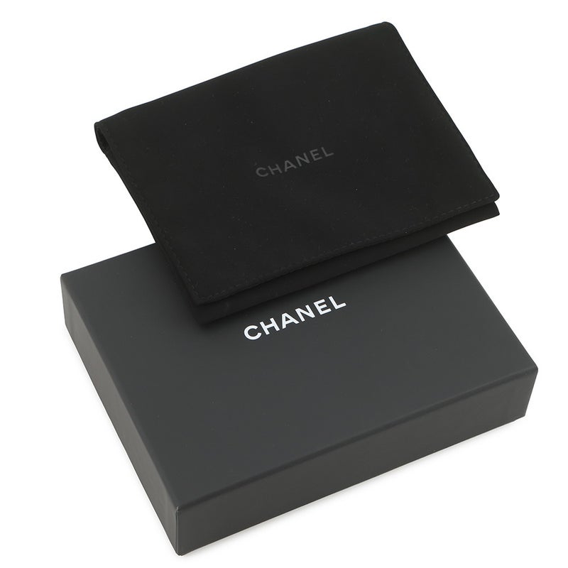 シャネル カードケース ココマーク マトラッセ クラシック ジップ キャビアスキン AP2570 CHANEL 黒