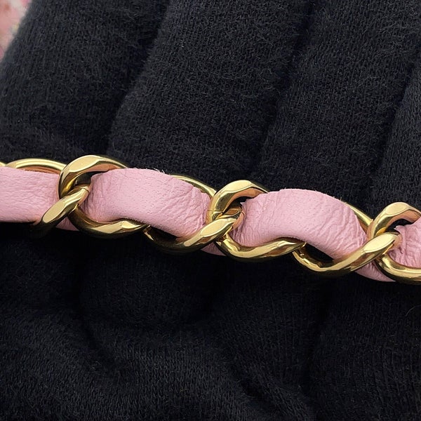 シャネル チェーンショルダーバッグ ココマーク ミニ マトラッセ20 ツイード/スパンコール A69900 CHANEL