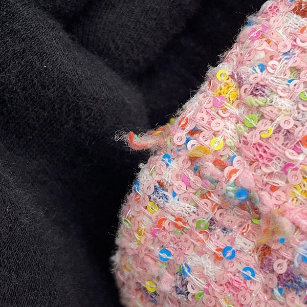 シャネル チェーンショルダーバッグ ココマーク ミニ マトラッセ20 ツイード/スパンコール A69900 CHANEL