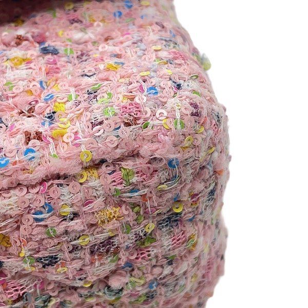 シャネル チェーンショルダーバッグ ココマーク ミニ マトラッセ20 ツイード/スパンコール A69900 CHANEL