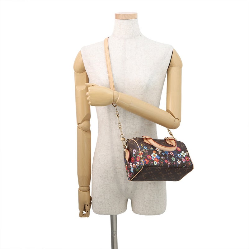 ルイヴィトン ハンドバッグ モノグラム スピーディ・バンドリエール20 LV × TM M14175 村上隆 コラボ