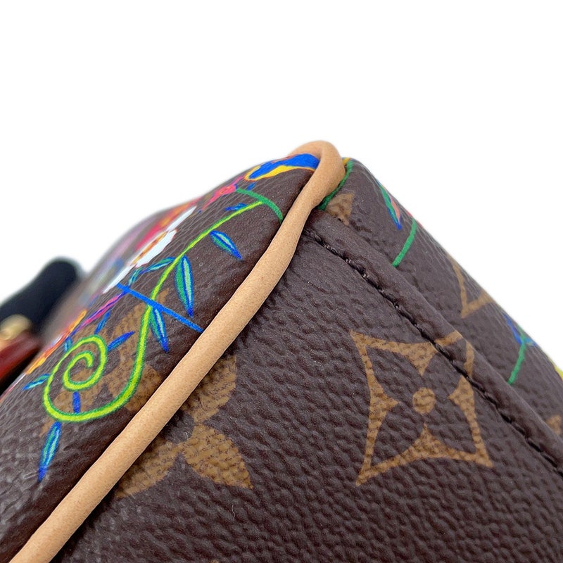 ルイヴィトン ハンドバッグ モノグラム スピーディ・バンドリエール20 LV × TM M14175 村上隆 コラボ