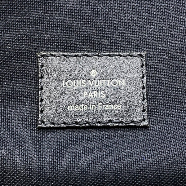 ルイヴィトン リュックサック モノグラム・マカサー クリストファーMM M43735 LOUIS VUITTON バックパック 黒 ブラック