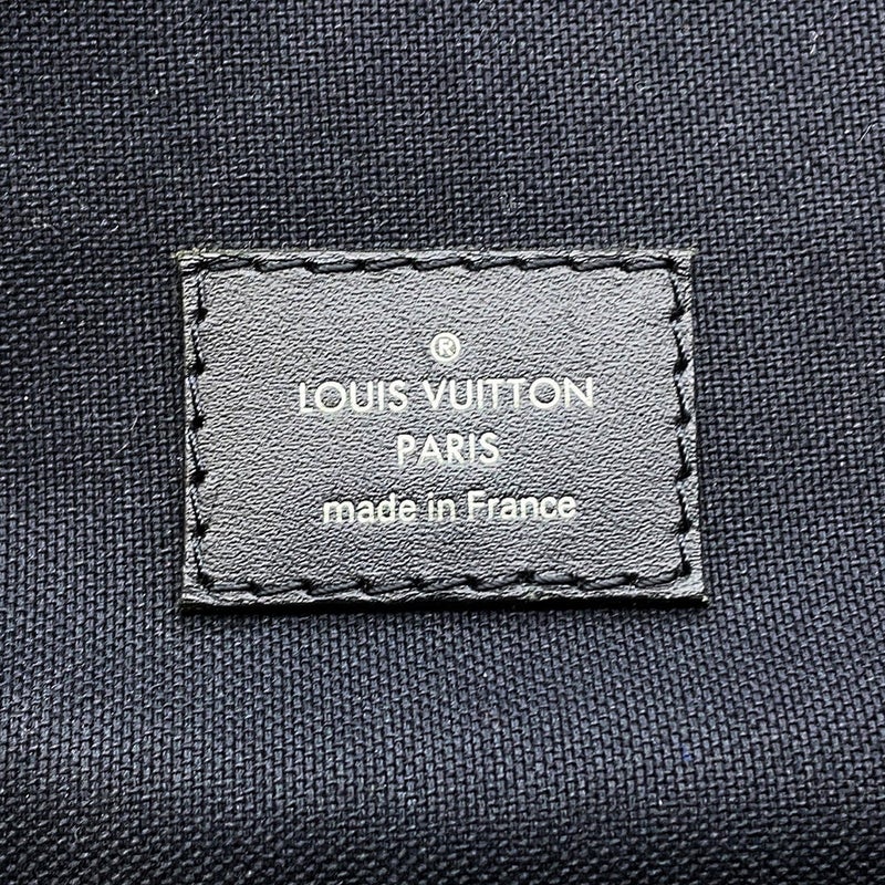 ルイヴィトン リュックサック モノグラム・マカサー クリストファーMM M43735 LOUIS VUITTON バックパック 黒 ブラック