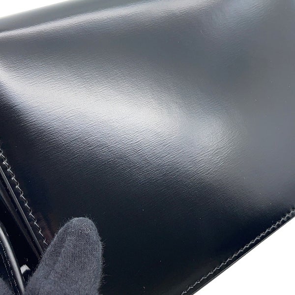 セリーヌ ショルダーバッグ ティーン トリオンフ シャイニーカーフレザー 188423 CELINE 黒