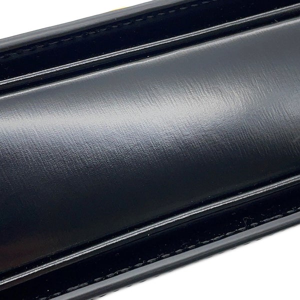 セリーヌ ショルダーバッグ ティーン トリオンフ シャイニーカーフレザー 188423 CELINE 黒