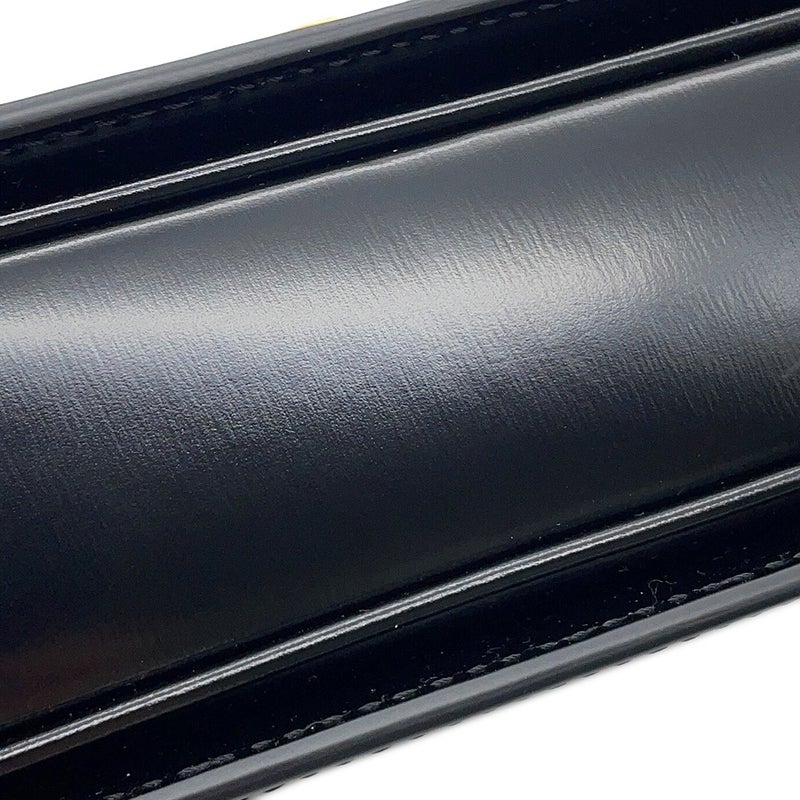 セリーヌ ショルダーバッグ ティーン トリオンフ シャイニーカーフレザー 188423 CELINE 黒